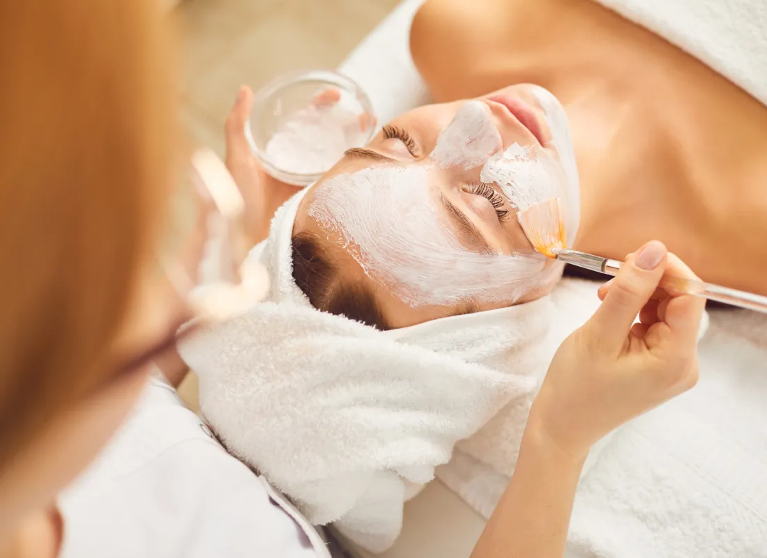 A facial treatment at Cape Cod Skin Care