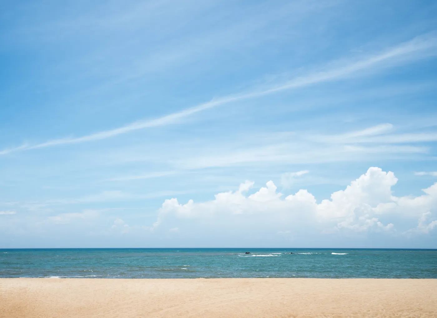 Cape Cod beach and sky